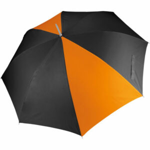 Golfový deštník Kimood - černý-oranžový